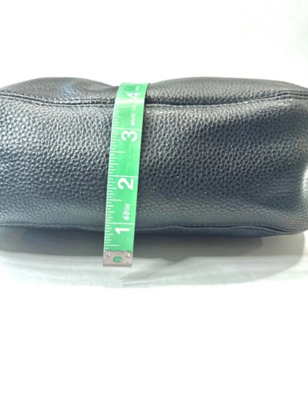 Giani Bernini Womens Leather Hobo Bag Purse Plaid Lining Black Pebble Leather - Picture 4 of 14